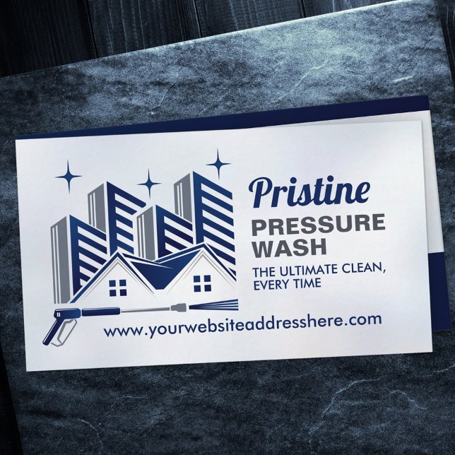 Pressure Wash services Business Card (Creator Uploaded)