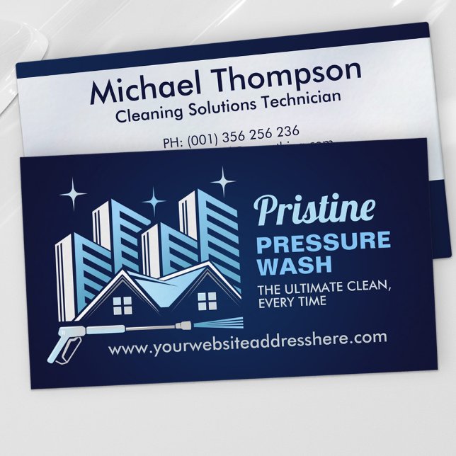 Pressure Wash services Business Card (Creator Uploaded)