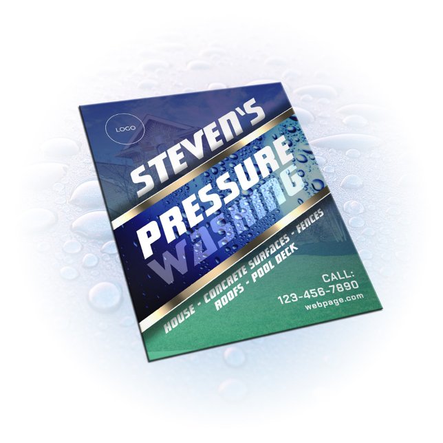 Pressure wash with Logo Flyer (Creator Uploaded)