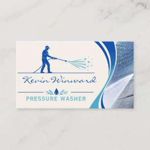 Pressure Washer Business Card