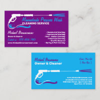 Pressure Washing Black Power Wash blue purple