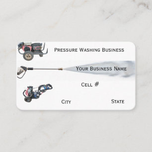 Pressure Washing Business Card