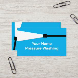 Pressure Washing Cleaning business card template