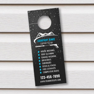 Pressure Washing Door Hanger, Power Washer Hanger