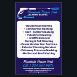 Pressure Washing Power Washing Professional Navy Flyer<br><div class="desc">Pressure Washing Power Washing Professional Navy</div>