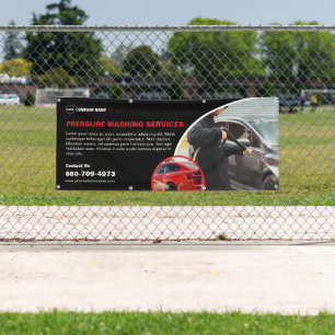 Pressure Washing Service Custom Banner