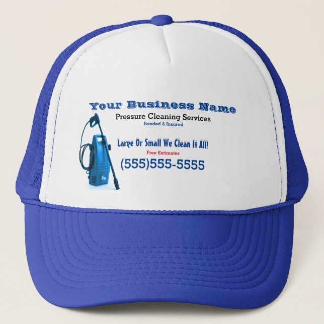 Pressure Washing Services Contractor Hat (Front)