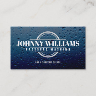 Pressure Washing Slogans Business Cards
