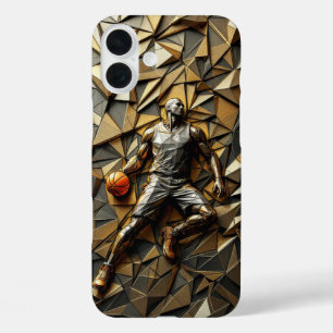 Prestige Dunk: Luxe Basketball  iPhone 16 Plus Case