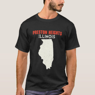 Preston Heights Illinois USA State America Travel T-Shirt