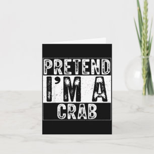 Pretend a crab family women men kids costume card