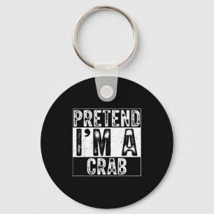 Pretend a crab family women men kids costume key ring