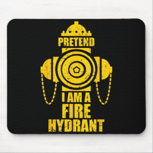 Pretend A Fire Hydrant Lazy Halloween Party Easy Mouse Pad