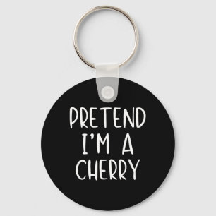 Pretend Cherry Costume Halloween Funny Simple Kid Key Ring