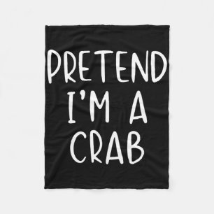 Pretend Crab Costume Halloween Lazy Easy  Fleece Blanket