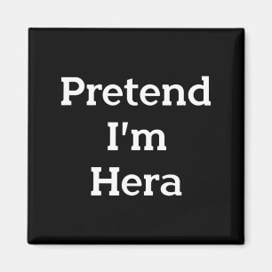 Pretend Hera Costume Greek Goddess Funny Halloween Magnet
