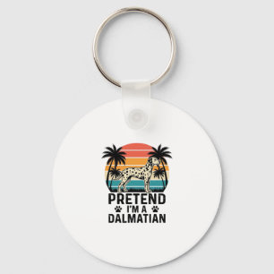 Pretend I’m A Dalmatian Vintage Dog Key Ring