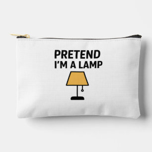 Pretend I’m A Lamp Funny cosmetic bag