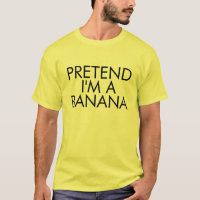 Pretend I'm A Banana - Funny Lazy Halloween Custom