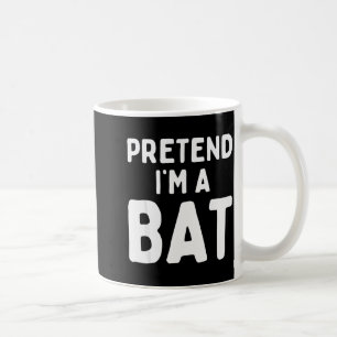 Pretend I'm A Bat Funny Lazy Easy Halloween Costum Coffee Mug