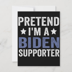 Pretend I'm a Biden Supporter Funny Halloween Gift Card