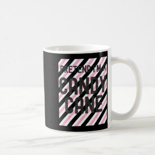 Pretend I'm A Candy Cane Christmas Pajama Hallowee Coffee Mug