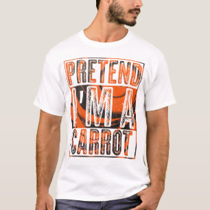 Pretend I'm A Carrot  Funny Halloween T-Shirt
