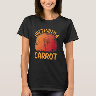 Pretend I'm a Carrot Group Matching Halloween Holi T-Shirt