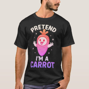 Pretend I'm A Carrot Halloween GHOST CARROT T-Shirt