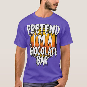 Pretend Im A Chocolate Bar Halloween Couples Costu T-Shirt