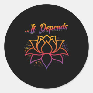 Pretend I'm A Christmas Tree Costume Green Classic Round Sticker