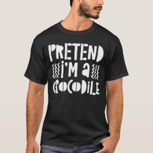 Pretend Im A Crocodile Costume Gif T-Shirt