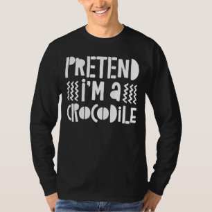 Pretend Im A Crocodile Costume Gif T-Shirt