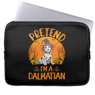 Pretend i'm a Dalmatian Dog Halloween (1) Laptop Sleeve