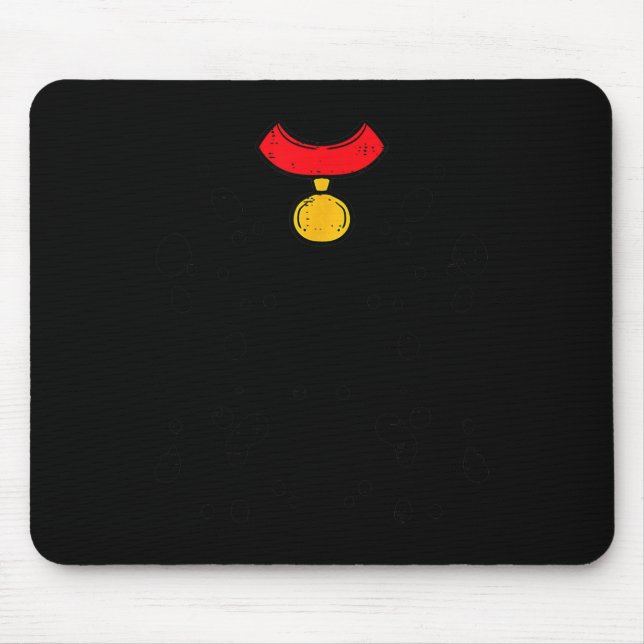 Pretend I'm a Dalmatian  Fun Lazy Halloween Costum Mouse Pad (Front)