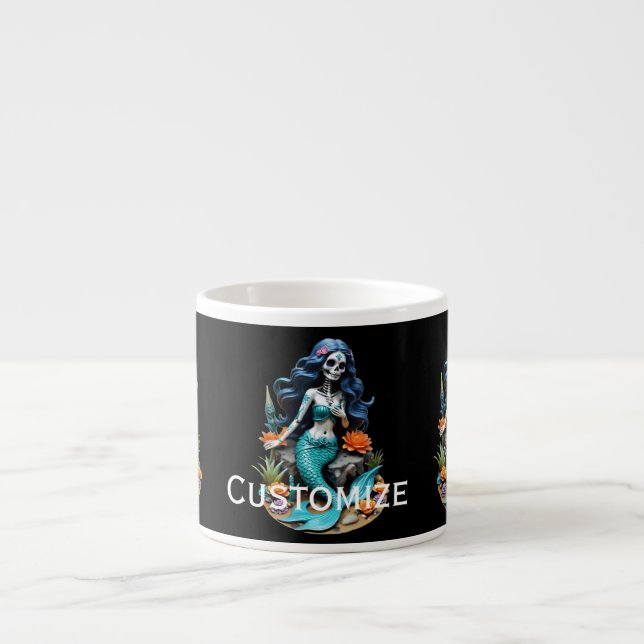 Pretend I'm A Dead Mermaid Thunder_Cove Espresso Cup (Front)