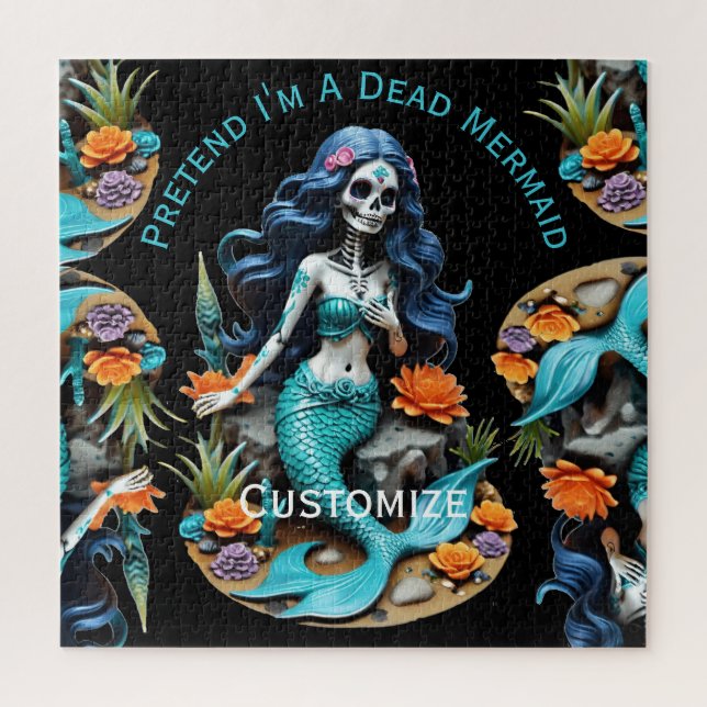 Pretend I'm A Dead Mermaid Thunder_Cove Jigsaw Puzzle (Vertical)