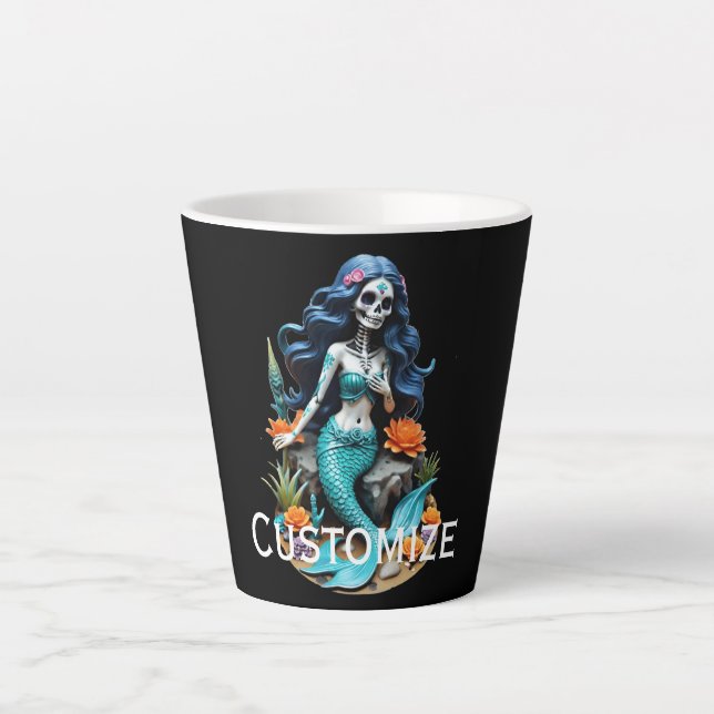 Pretend I'm A Dead Mermaid Thunder_Cove Latte Mug (Front)