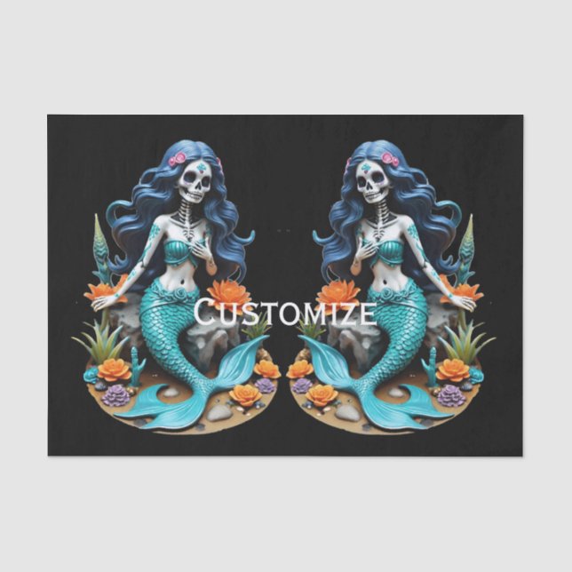 Pretend I'm A Dead Mermaid Thunder_Cove Tissue Paper (Front)