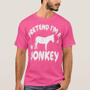 Pretend I'm A Donkey Farmer - Spooky Cute Simple Q T-Shirt