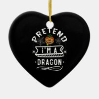 Pretend I'm A Dragon Funny Halloween Costume Gift