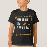 Pretend I'm A Fruit Bat Easy Lazy Halloween Costum