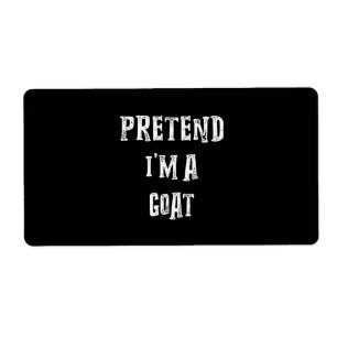 Pretend I'm A Goat Halloween Costume