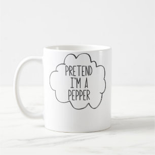 Pretend I'M A Hot Pepper Halloween Pretend Pepper Coffee Mug