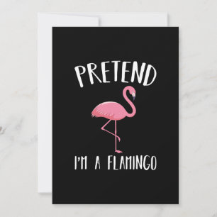 Pretend Im A Pink Flamingo Funny Halloween Costume Save The Date
