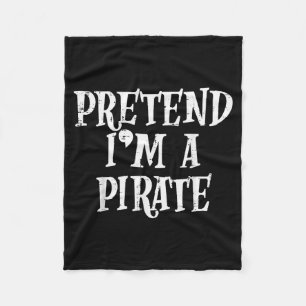 Pretend Im A Rate Funny Halloween Costume Men Wome Fleece Blanket