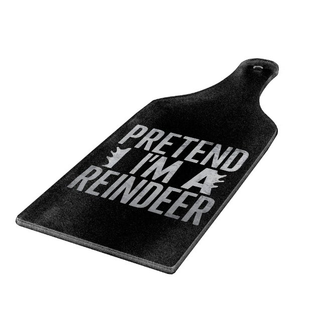 Pretend im a Reindeer Christmas Costume Cutting Board (Corner)