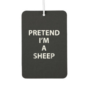 Pretend im a sheep halloween funny party gift car air freshener