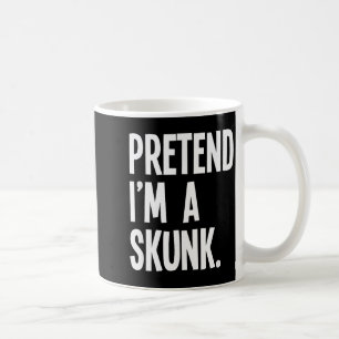 Pretend I'm A Skunk Funny Halloween Party Costume  Coffee Mug