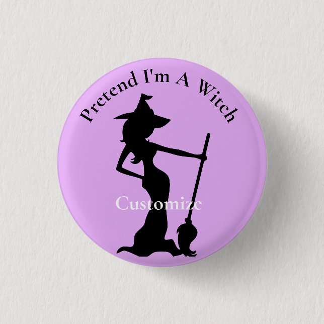 Pretend I'm A Witch Thunder_Cove 3 Cm Round Badge (Front)